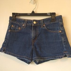 Levis superlow stretch shorts sz 5 jr